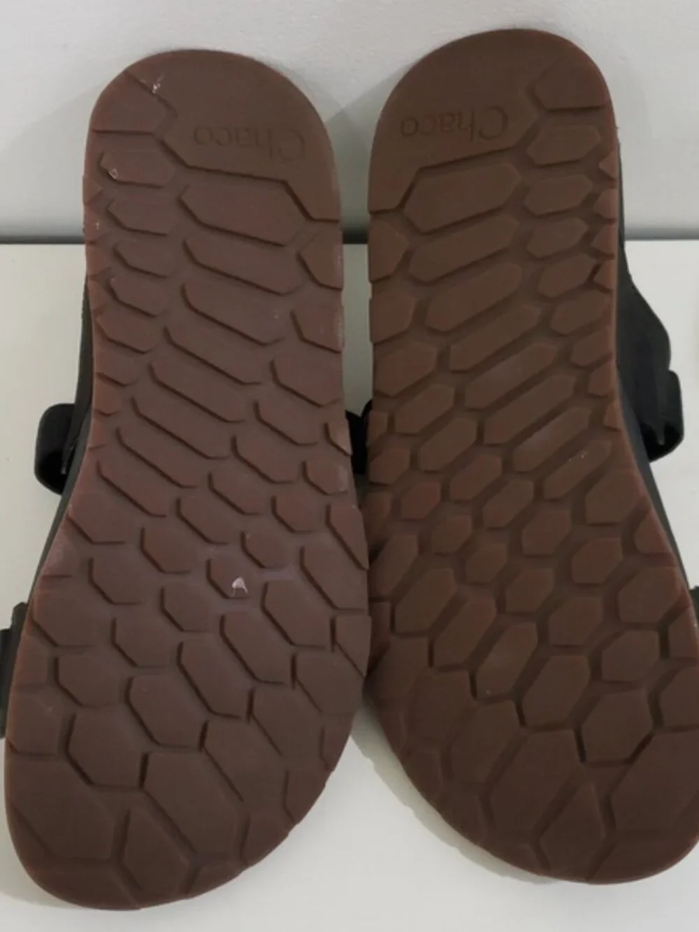 Chaco Black and Brown Sandals with Adjustable Straps Men's Sz 9